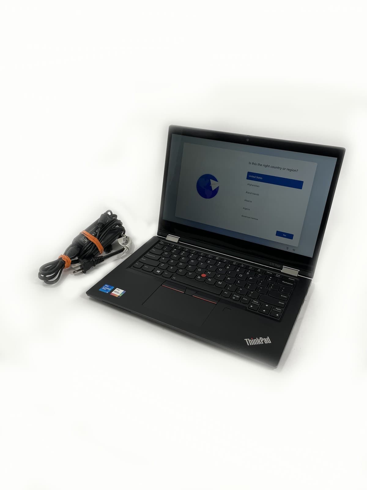Laptop Lenovo — convertible en tablet, pantalla táctil — 16GB RAM, 256GB SSD reacondicionada